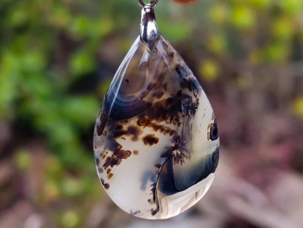 Hand Made Dendritic Agate Necklace - Sold Per Piece - From Madagascar