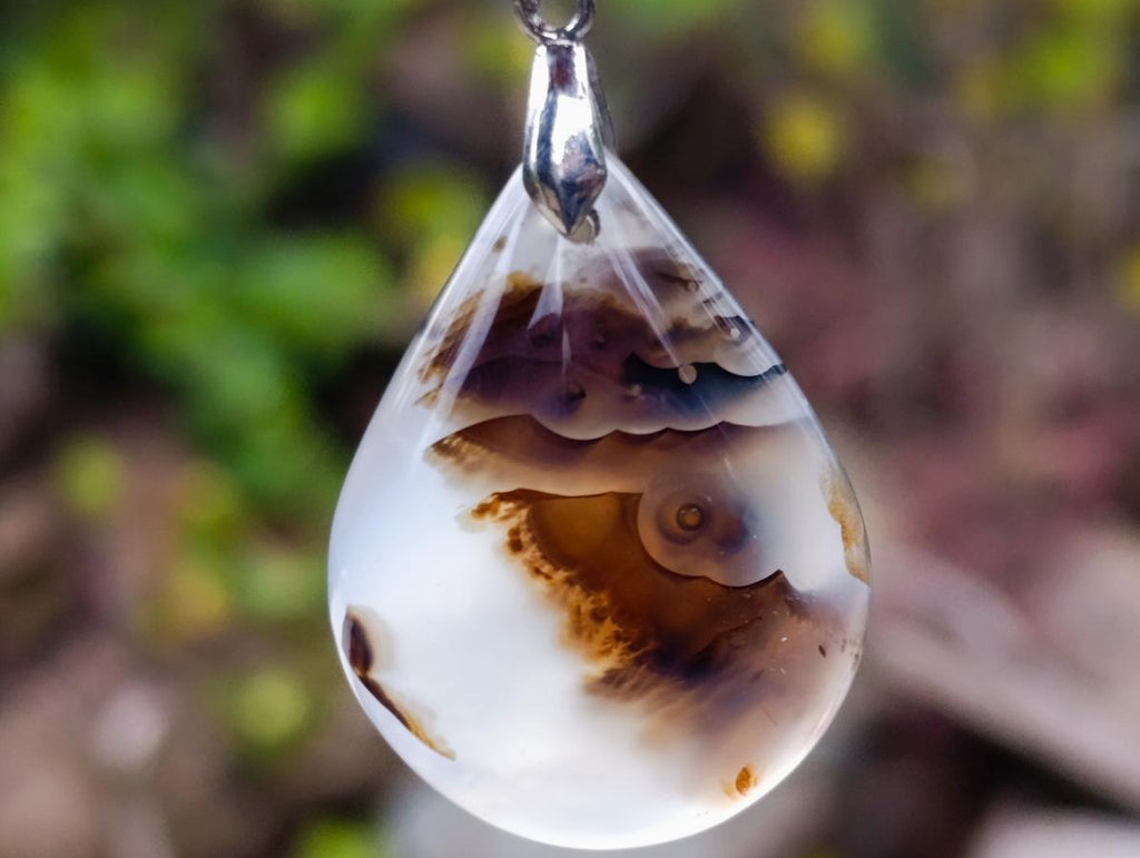 Hand Made Dendritic Agate Necklace - Sold Per Piece - From Madagascar
