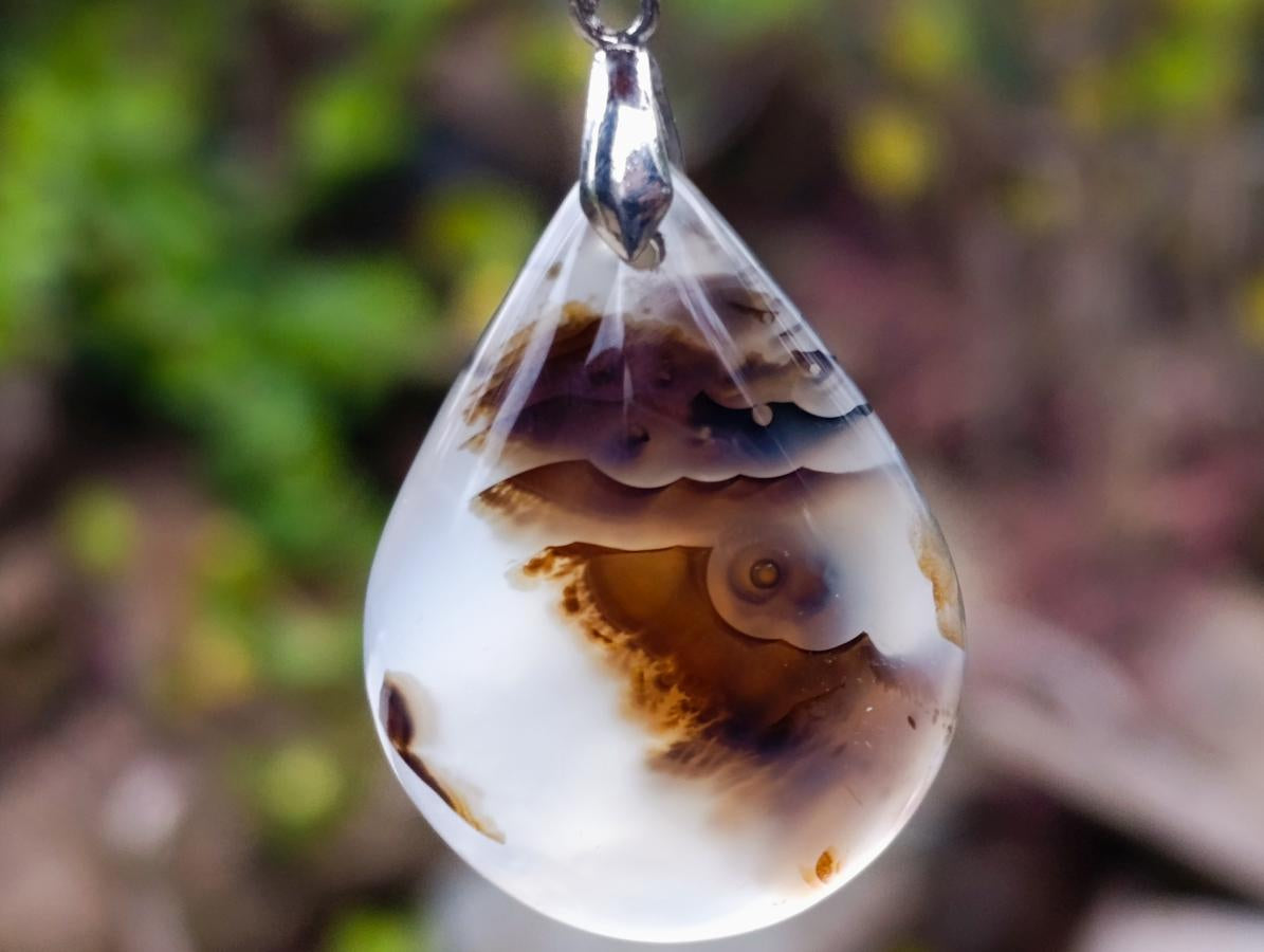 Hand Made Dendritic Agate Necklace - Sold Per Piece - From Madagascar