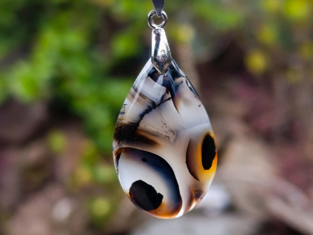 Hand Made Dendritic Agate Necklace - Sold Per Piece - From Madagascar