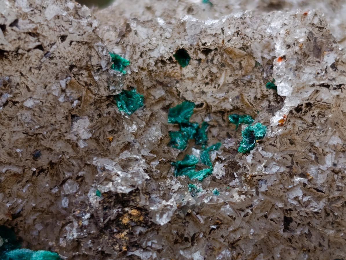 Natural Cabinet Size Ball Malachite Specimen on Smokey Quartz x 1 From Mindingi Mine, Congo