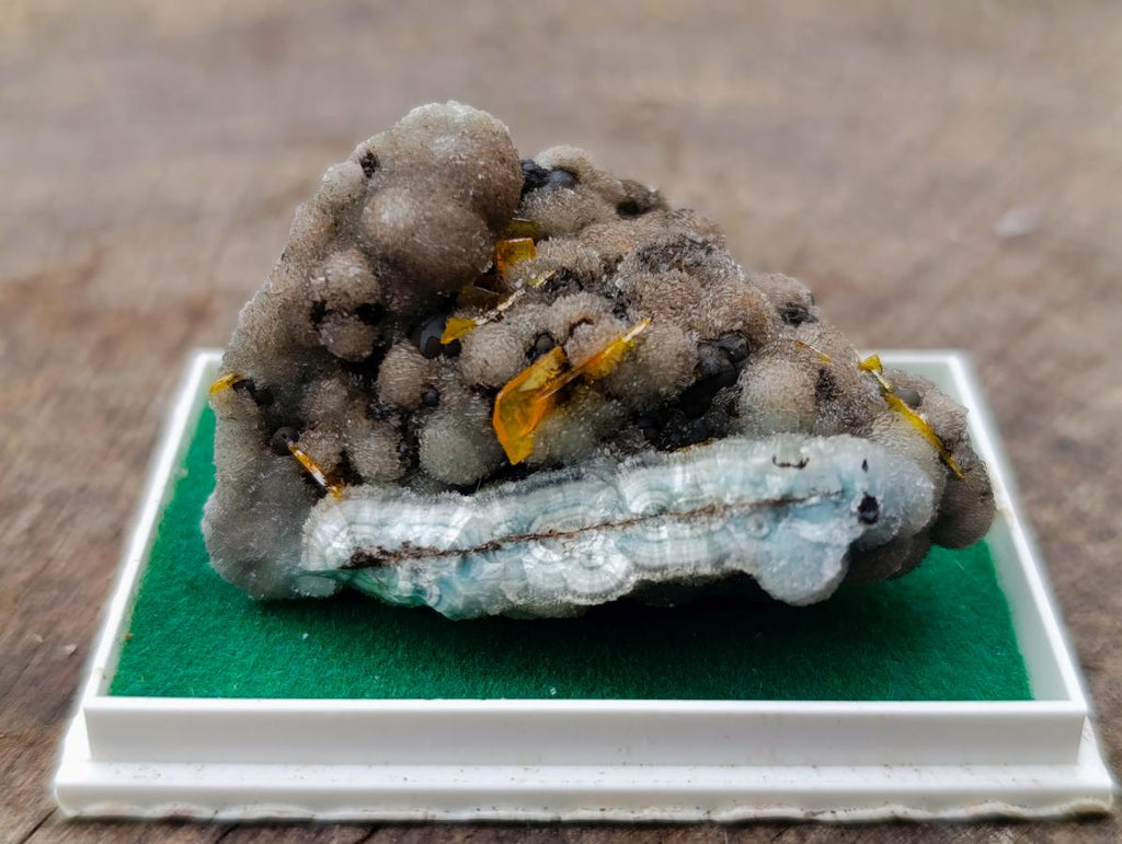 Natural Ultra Rare Tabular Arizonian Wulfenite Specimen x 1 From Arizona, United States of America