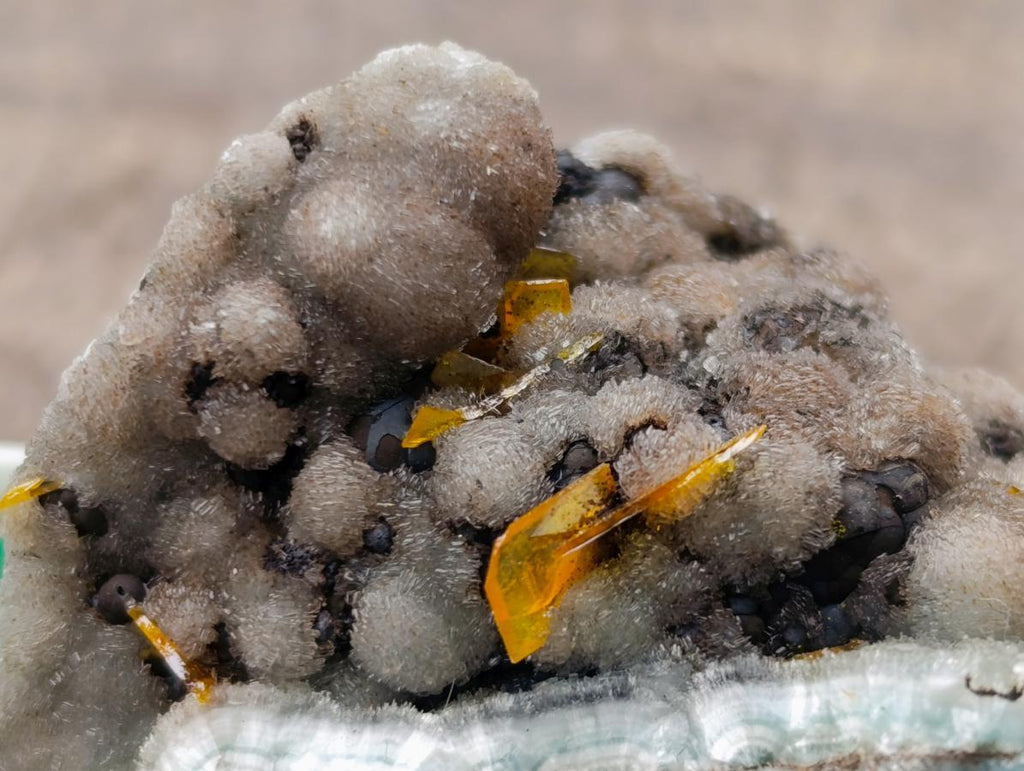 Natural Ultra Rare Tabular Arizonian Wulfenite Specimen x 1 From Arizona, United States of America