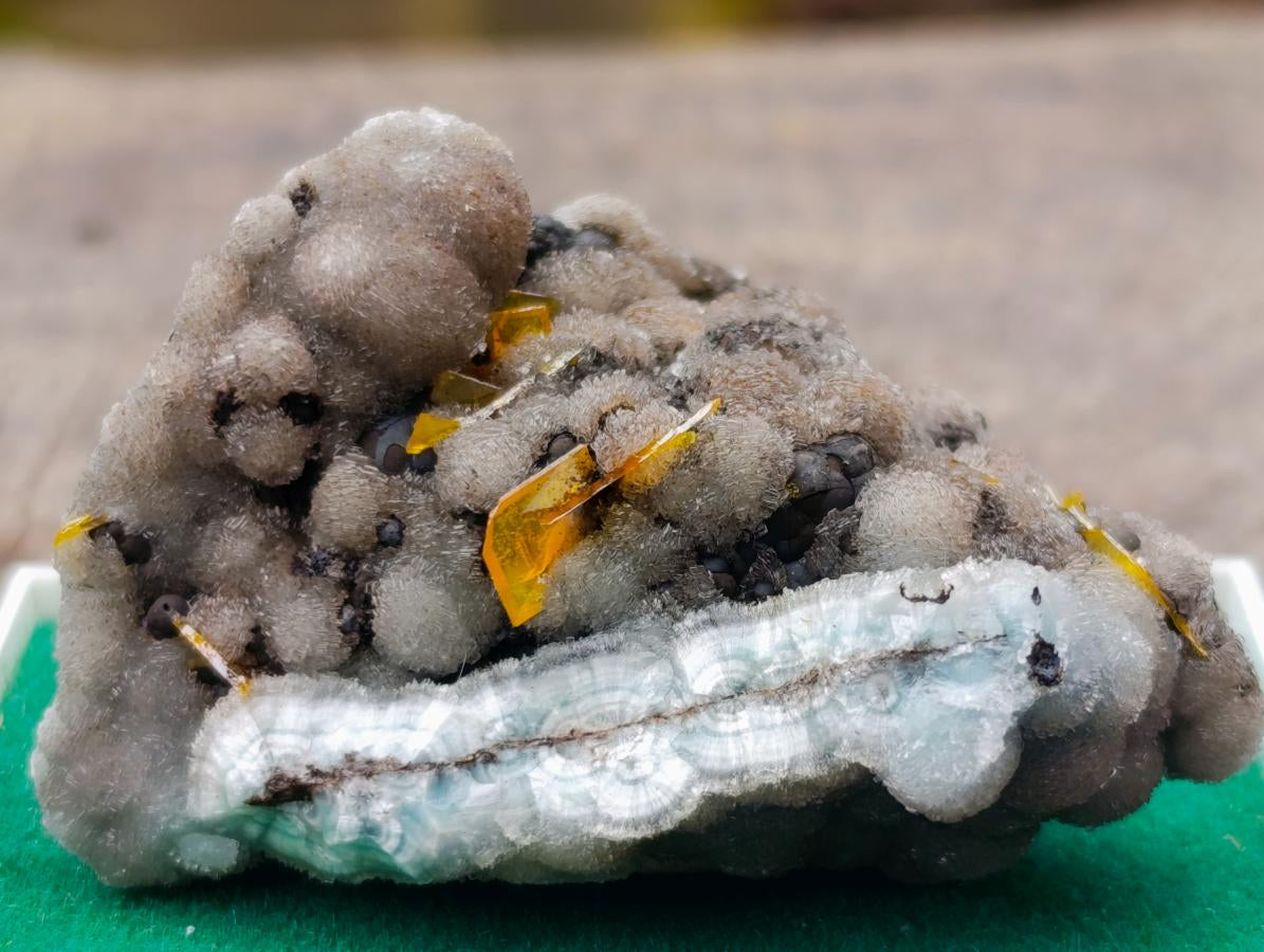 Natural Ultra Rare Tabular Arizonian Wulfenite Specimen x 1 From Arizona, United States of America