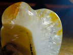 Hand Made Banded Agate Clear Winged Angel Sculpture x 1 From Moralambo, Madagascar