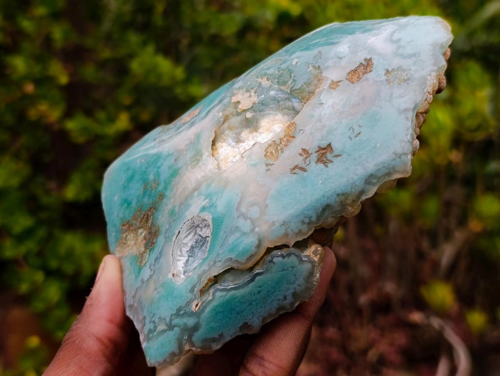 Polished One Side Mtorolite Emerald Chrysoprase Slice x 1 From Mutorashanga, Zimbabwe