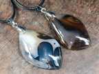 Hand Made Dendritic Agate Necklaces in White Protective Case - Sold Per Piece - From Marolambo, Madagascar