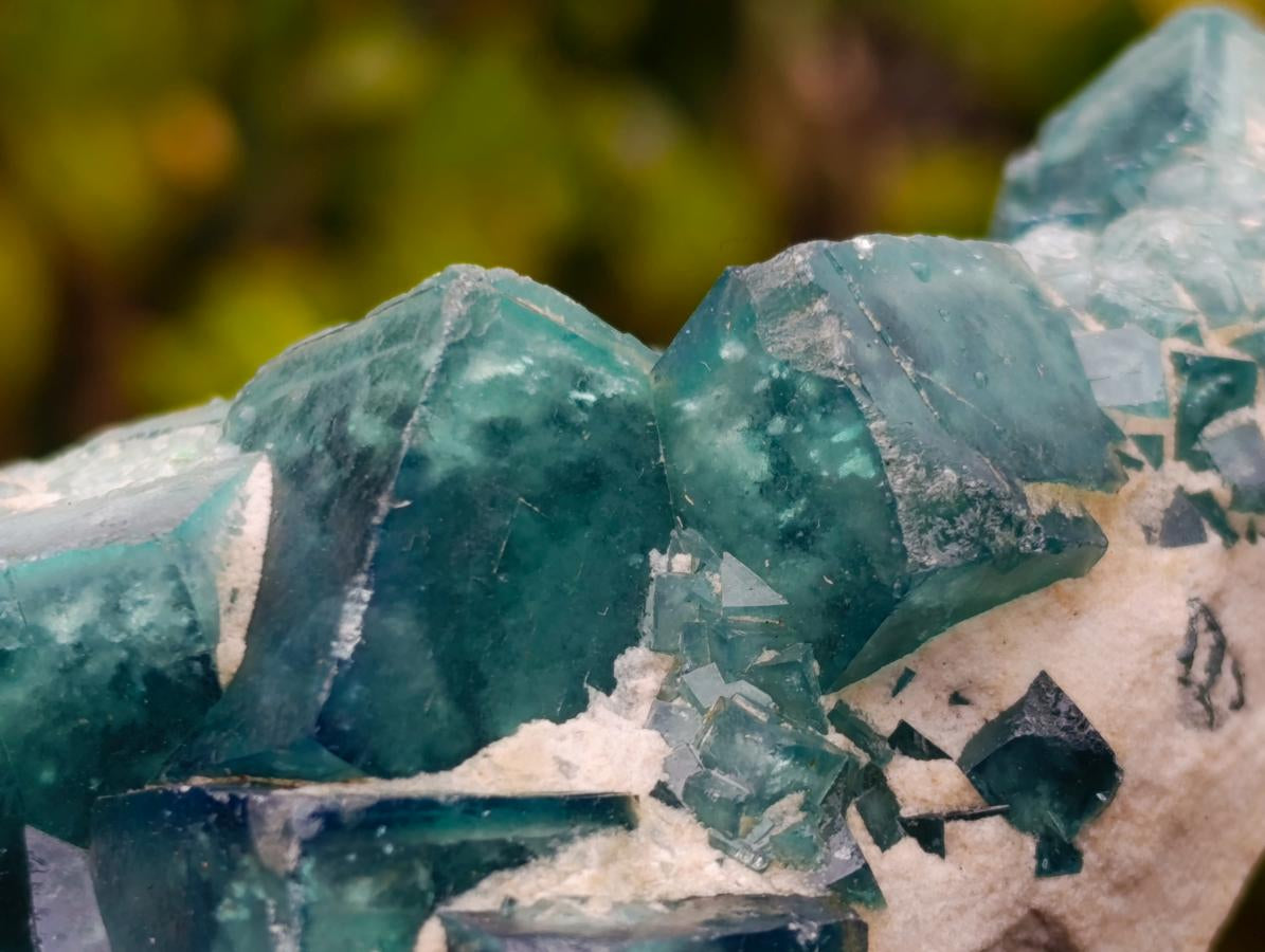 Natural Cubic Green Fluorite Specimen x 1 From Mandrosonoro, Madagascar