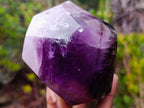 Polished Amethyst Faceted Standing Free Form x 1 From Akansobe, Madagascar