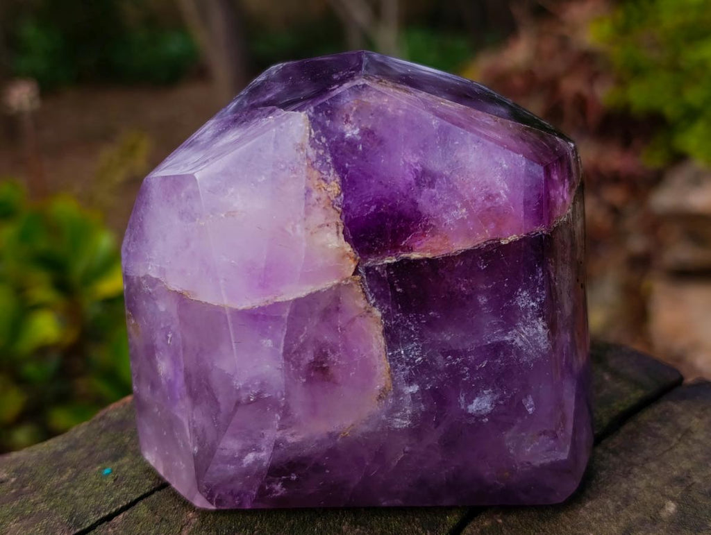 Polished Amethyst Faceted Standing Free Form x 1 From Akansobe, Madagascar