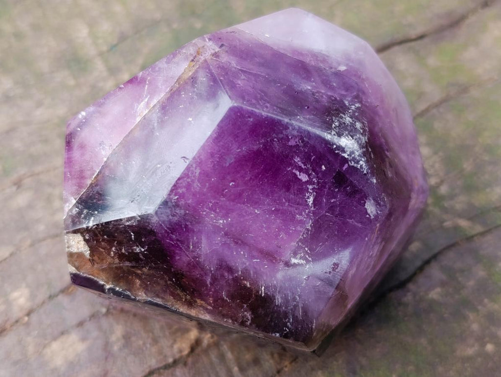 Polished Amethyst Faceted Standing Free Form x 1 From Akansobe, Madagascar