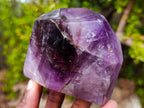 Polished Amethyst Faceted Standing Free Form x 1 From Akansobe, Madagascar