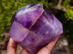 Polished Amethyst Faceted Standing Free Form x 1 From Akansobe, Madagascar