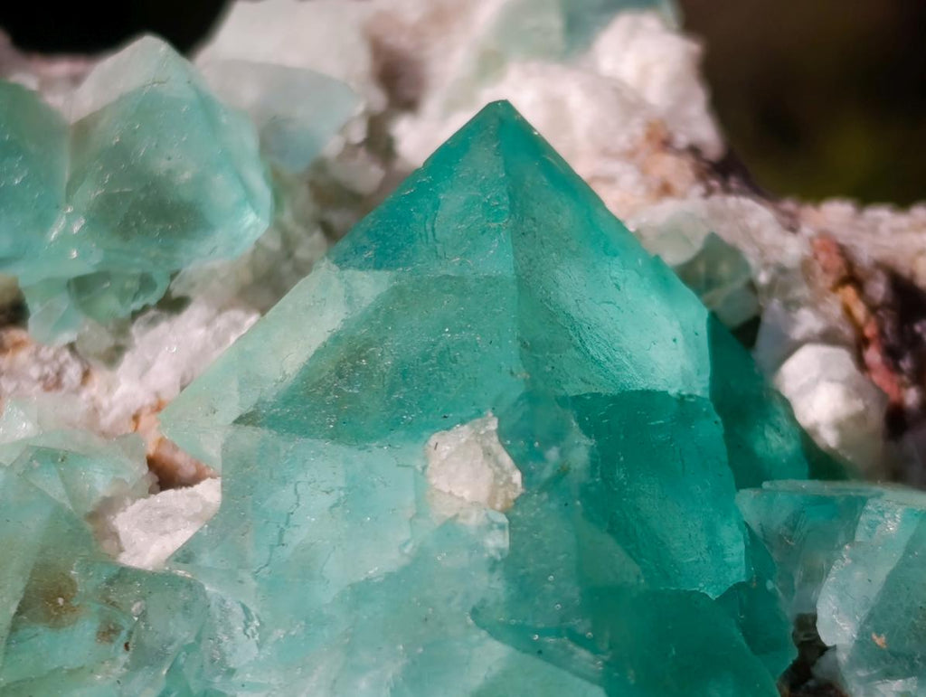 Natural Large Riemvasmaak Bipyramidal Fluorite Specimen x 1 From Riemvasmaak, South Africa