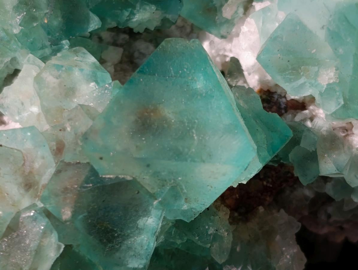 Natural Large Riemvasmaak Bipyramidal Fluorite Specimen x 1 From Riemvasmaak, South Africa