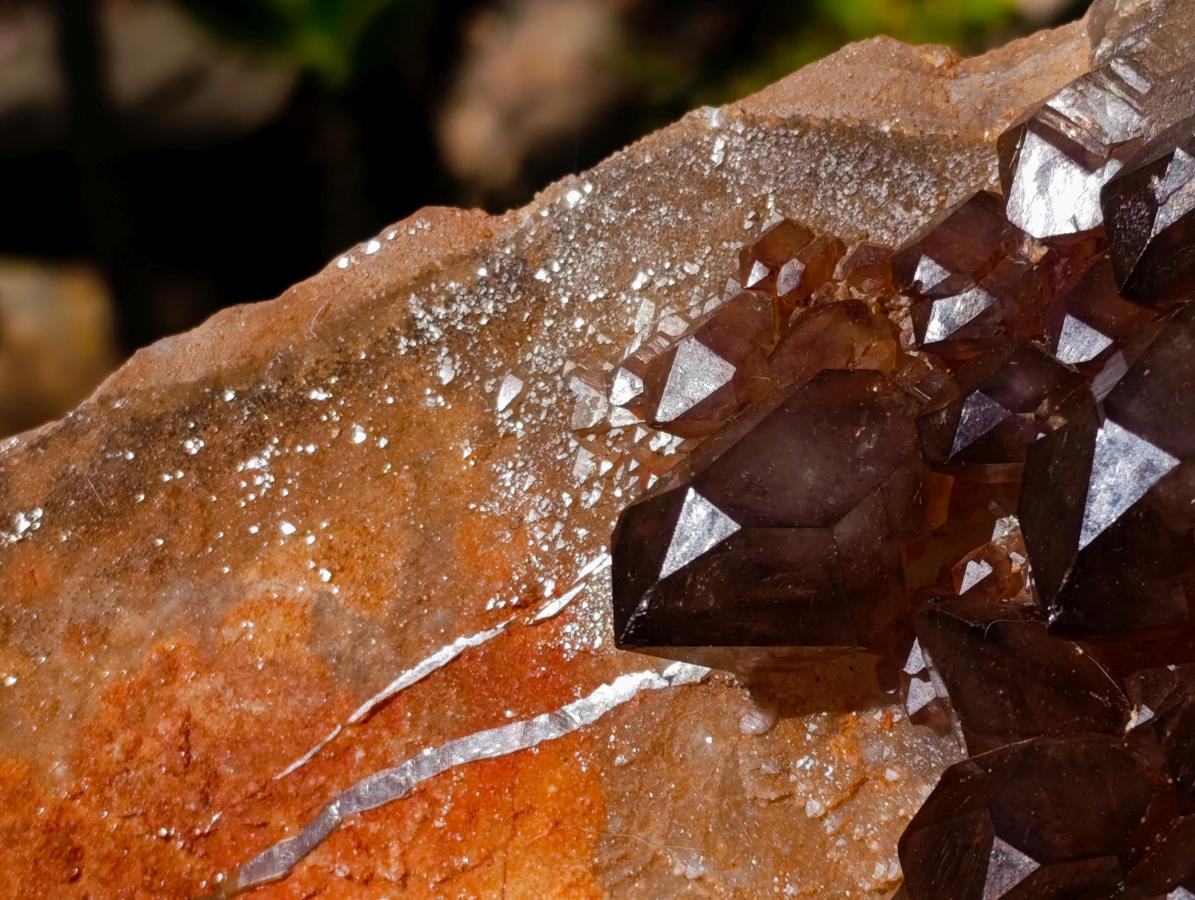 Natural XL Cascading Smokey Amethyst Window Quartz Cluster x 1 From New Schwaben, Namibia