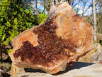 Natural XL Cascading Smokey Amethyst Window Quartz Cluster x 1 From New Schwaben, Namibia