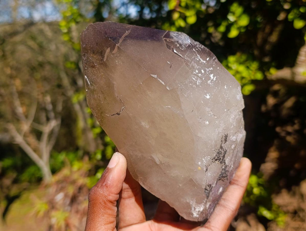 Natural Large Cascading Smokey Tessin Quartz Crystal x 1 From Mulanje, Malawi