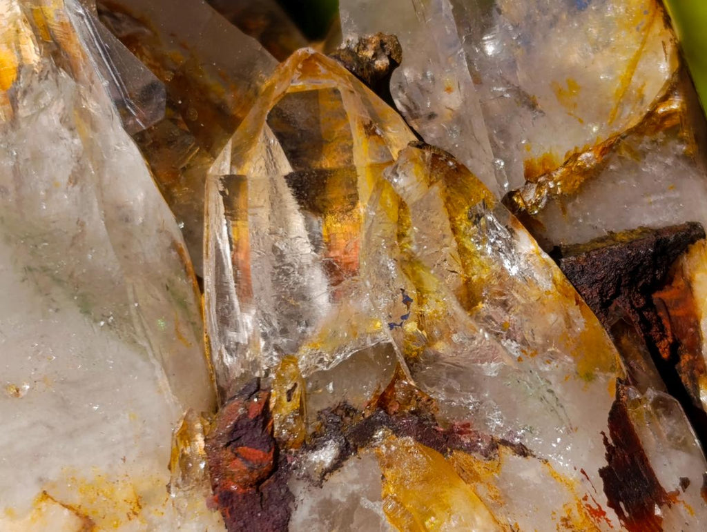 Natural Bright Clear Luena Quartz Crystal Cluster x 1 From Luena, Congo