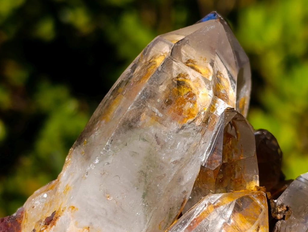 Natural Bright Clear Luena Quartz Crystal Cluster x 1 From Luena, Congo