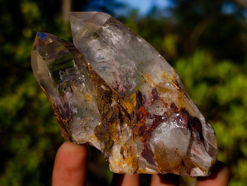 Natural Bright Clear Luena Quartz Crystal Cluster x 1 From Luena, Congo