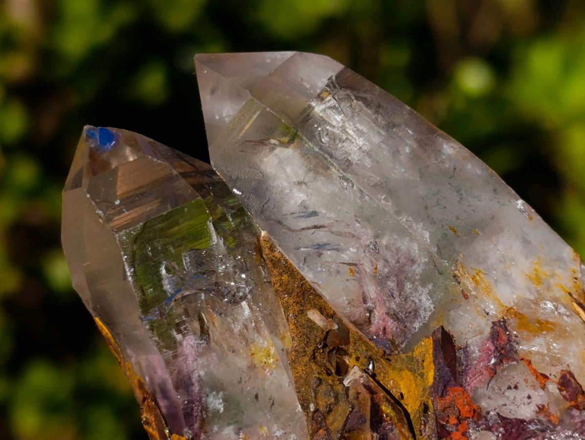 Natural Bright Clear Luena Quartz Crystal Cluster x 1 From Luena, Congo
