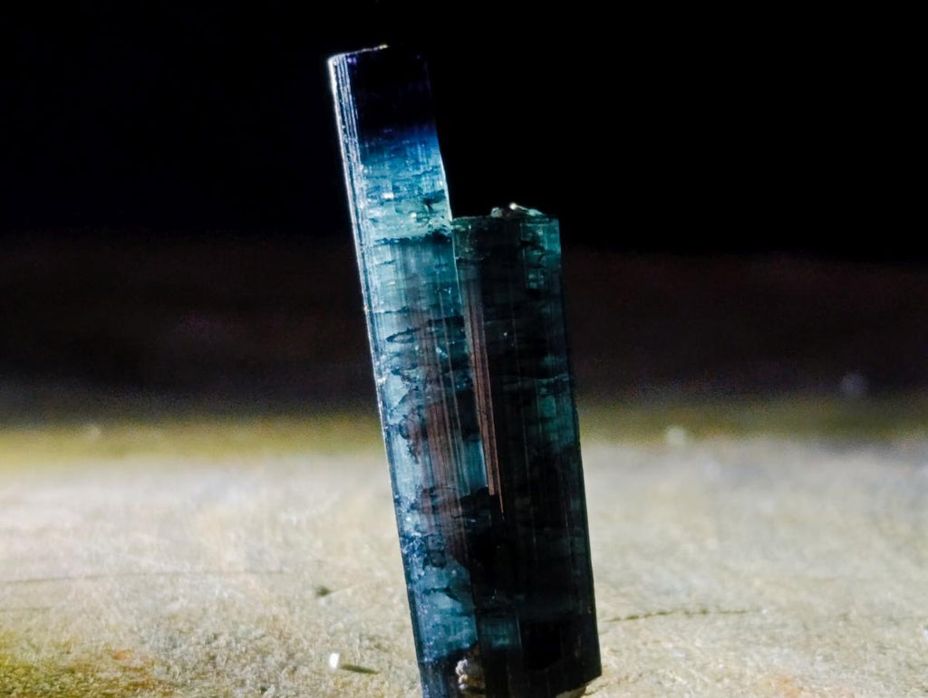 Natural Ultra Rare Blue Indicolite Tourmaline Crystal x 1 From Karibib, Namibia