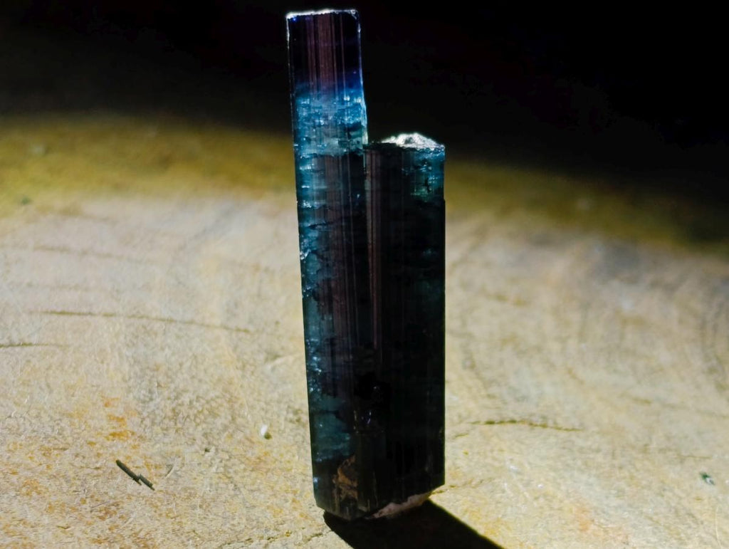 Natural Ultra Rare Blue Indicolite Tourmaline Crystal x 1 From Karibib, Namibia