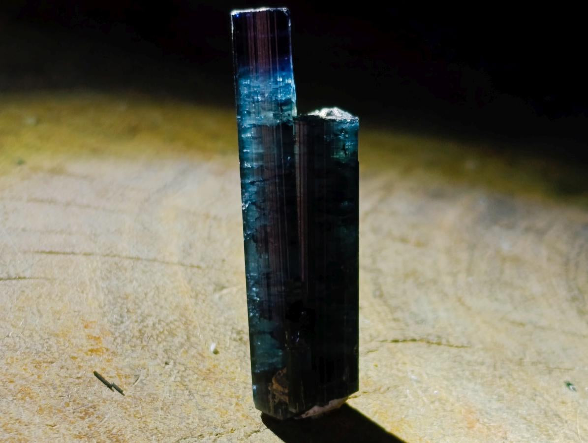 Natural Ultra Rare Blue Indicolite Tourmaline Crystal x 1 From Karibib, Namibia