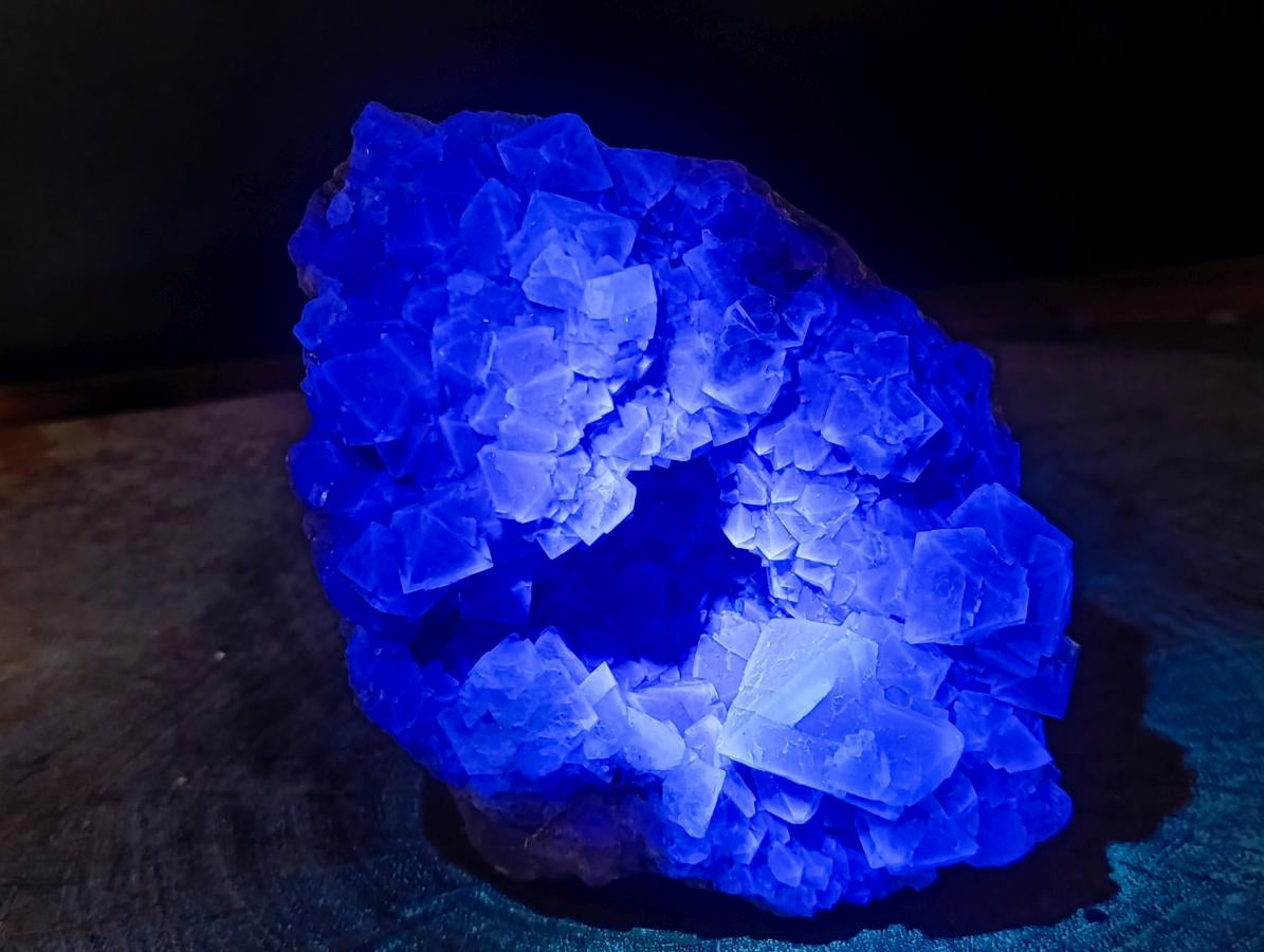 Natural Large Cabinet Size Riemvasmaak Bipyramidal Fluorite Specimen x 1 From Riemvasmaak, South Africa