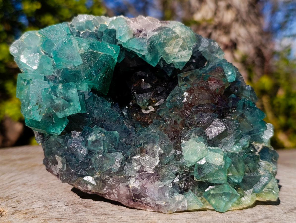 Natural Large Cabinet Size Riemvasmaak Bipyramidal Fluorite Specimen x 1 From Riemvasmaak, South Africa