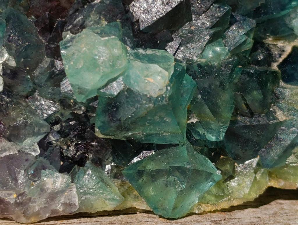 Natural Large Cabinet Size Riemvasmaak Bipyramidal Fluorite Specimen x 1 From Riemvasmaak, South Africa
