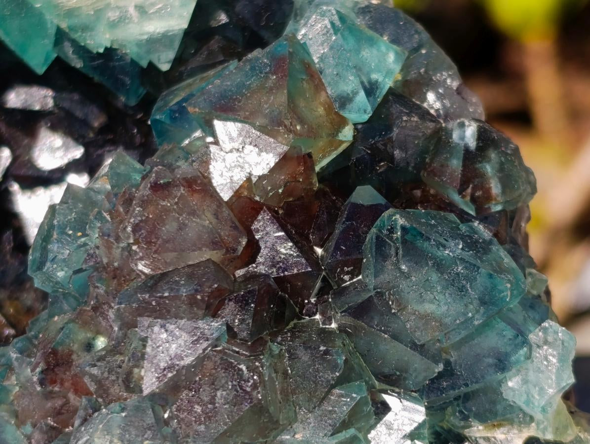 Natural Large Cabinet Size Riemvasmaak Bipyramidal Fluorite Specimen x 1 From Riemvasmaak, South Africa