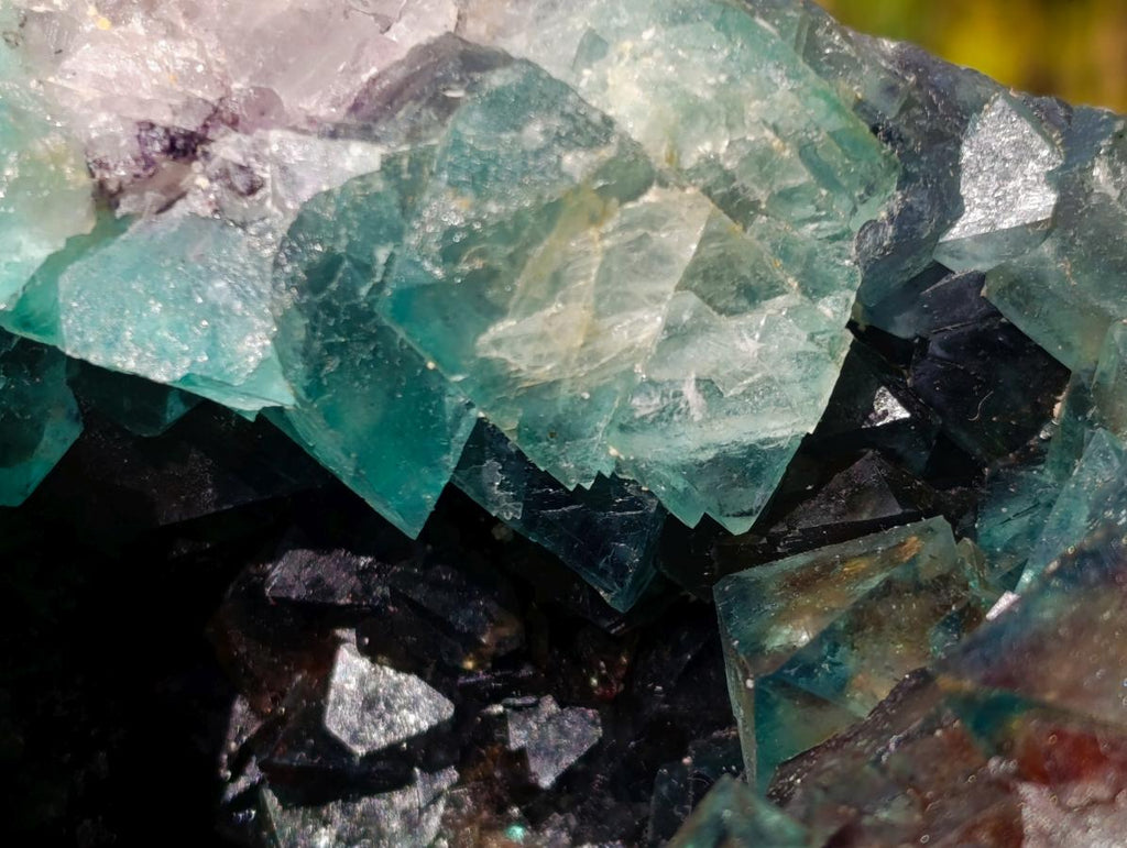 Natural Large Cabinet Size Riemvasmaak Bipyramidal Fluorite Specimen x 1 From Riemvasmaak, South Africa