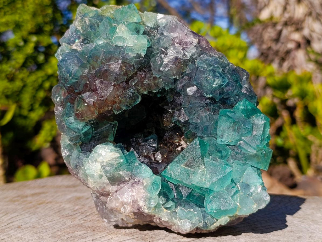Natural Large Cabinet Size Riemvasmaak Bipyramidal Fluorite Specimen x 1 From Riemvasmaak, South Africa