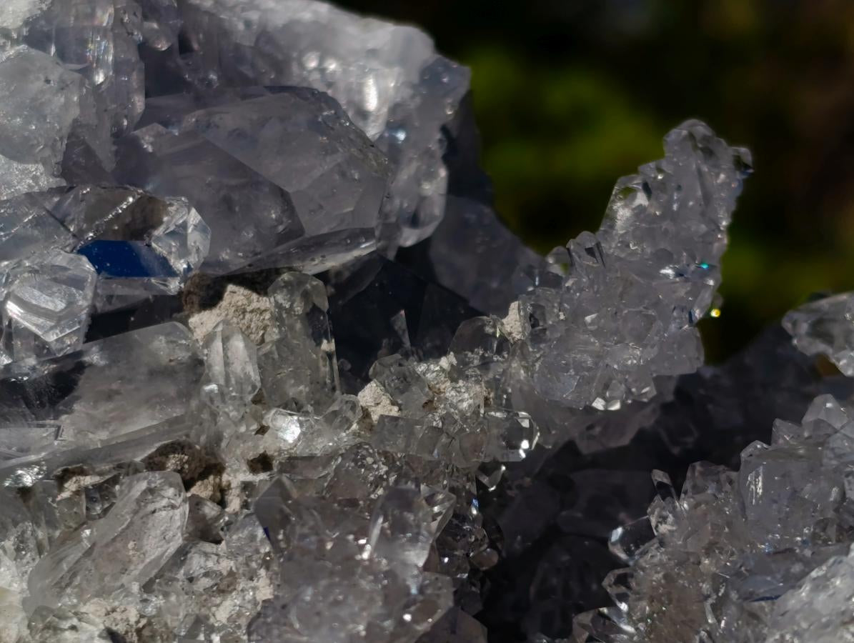 Natural Cabinet Size Blue Celestite Crystal Specimen x 1 From Sakoany Madagascar