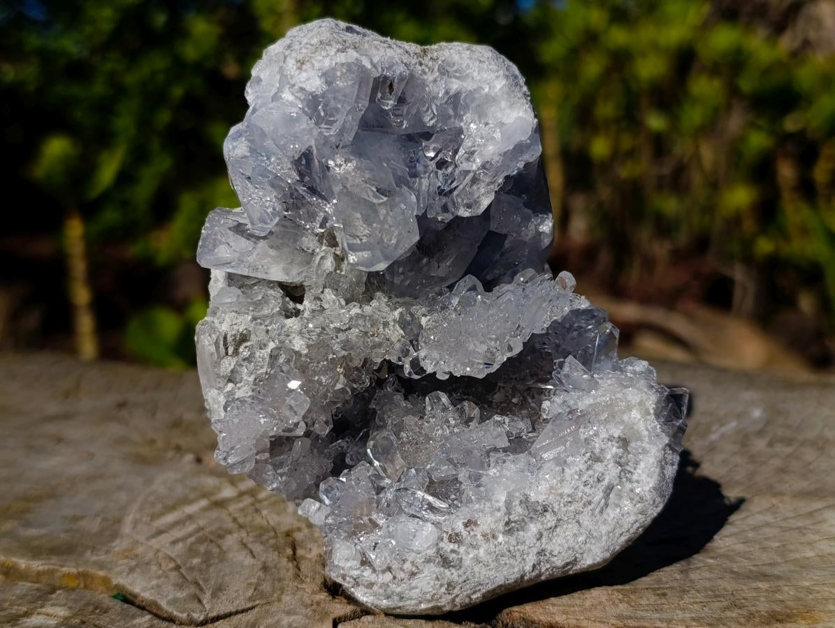 Natural Cabinet Size Blue Celestite Crystal Specimen x 1 From Sakoany Madagascar