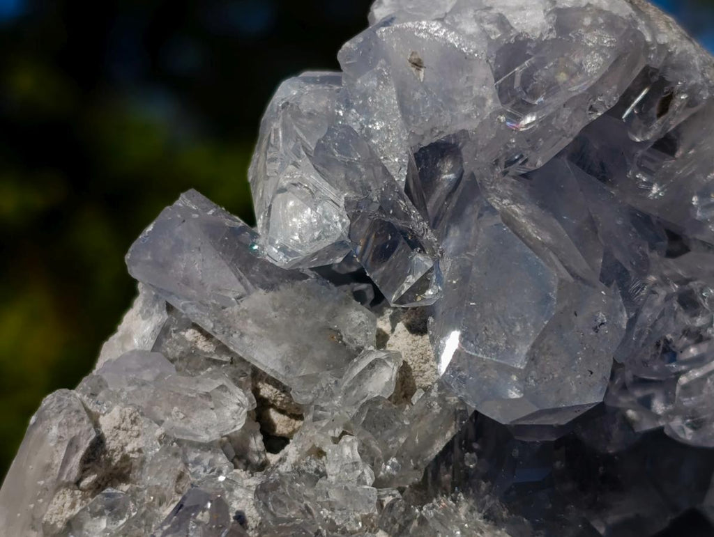 Natural Cabinet Size Blue Celestite Crystal Specimen x 1 From Sakoany Madagascar