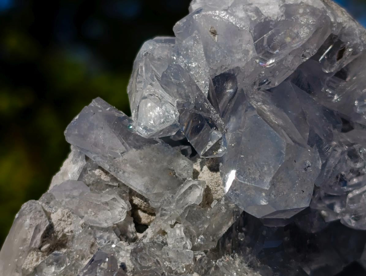 Natural Cabinet Size Blue Celestite Crystal Specimen x 1 From Sakoany Madagascar