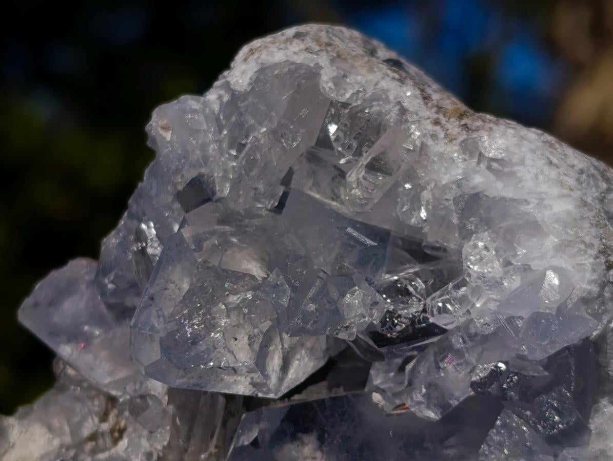 Natural Cabinet Size Blue Celestite Crystal Specimen x 1 From Sakoany Madagascar
