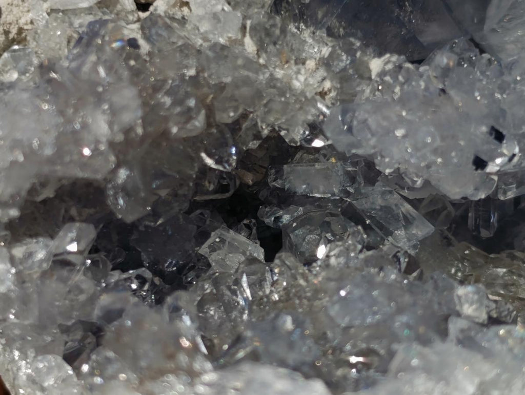 Natural Cabinet Size Blue Celestite Crystal Specimen x 1 From Sakoany Madagascar