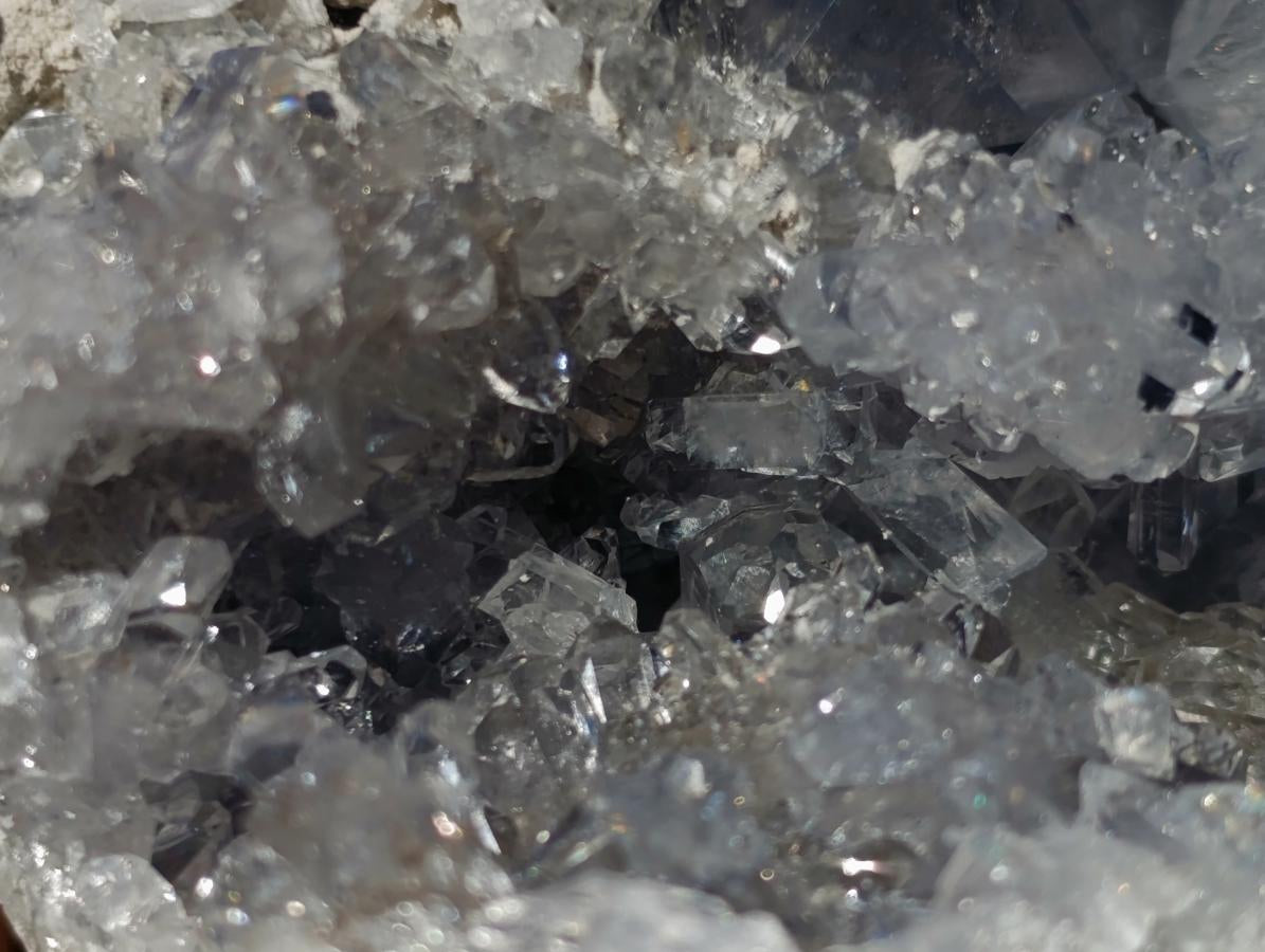 Natural Cabinet Size Blue Celestite Crystal Specimen x 1 From Sakoany Madagascar