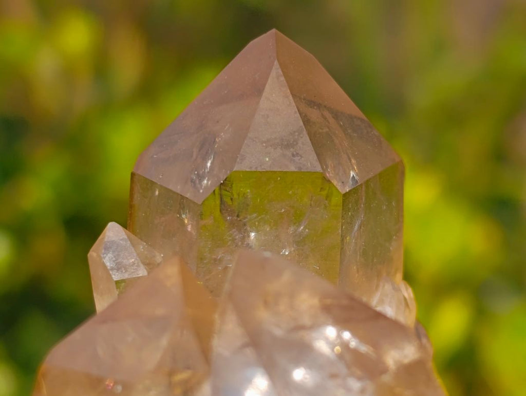 Natural Cascading Luena Citrine Crystal Cluster x 1 From Luena, Congo