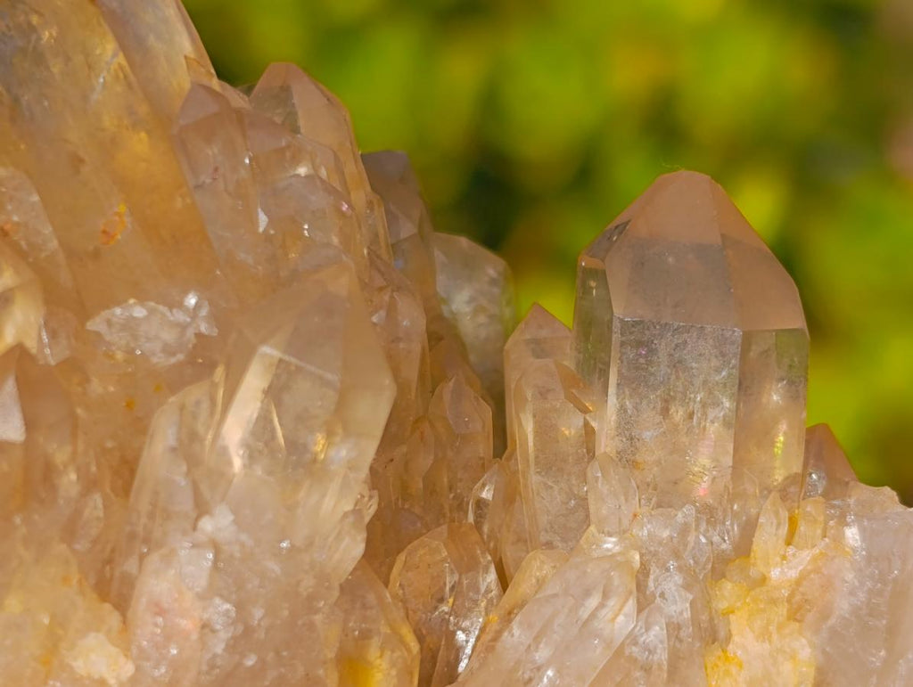 Natural Cascading Luena Citrine Crystal Cluster x 1 From Luena, Congo