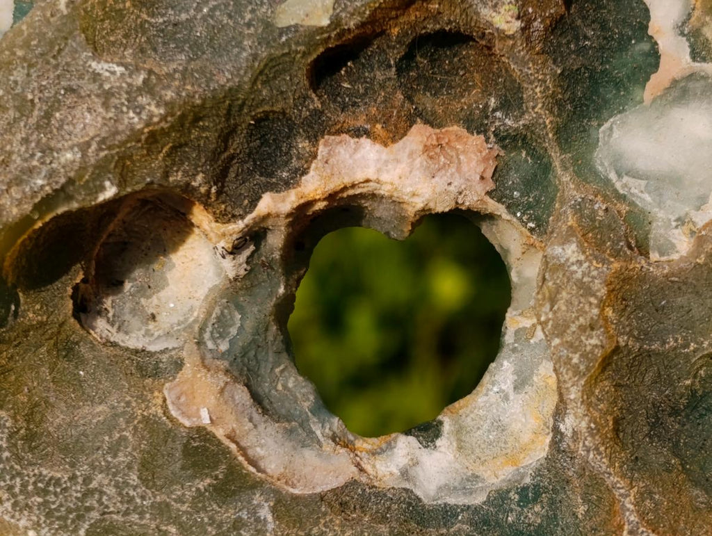Polished One Side Large Mtorolite Emerald Chrysoprase Slice x 1 From Mutorashanga, Zimbabwe