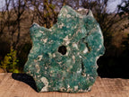 Polished One Side Large Mtorolite Emerald Chrysoprase Slice x 1 From Mutorashanga, Zimbabwe