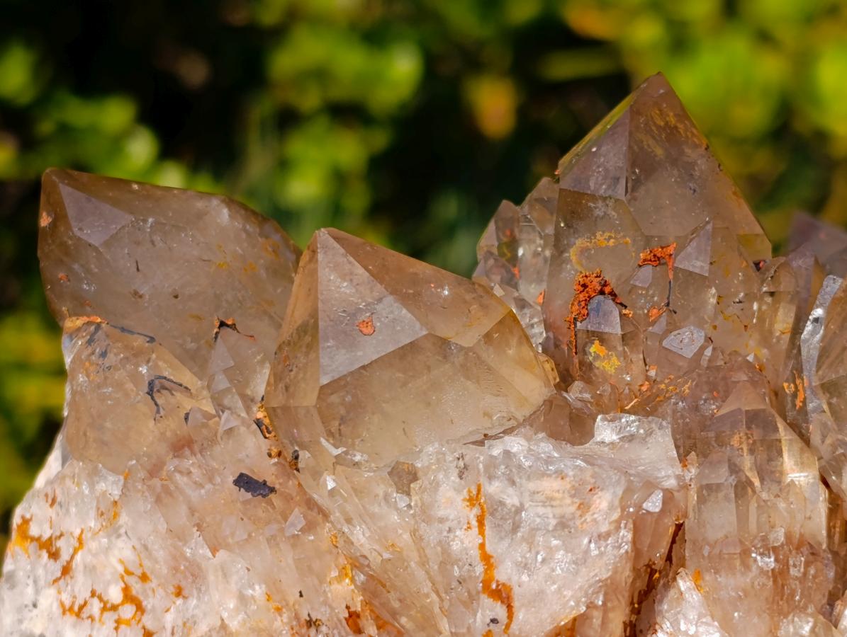 Natural Beautiful Large Luena Smokey Citrine Crystal Cluster x 1 From Luena, Congo