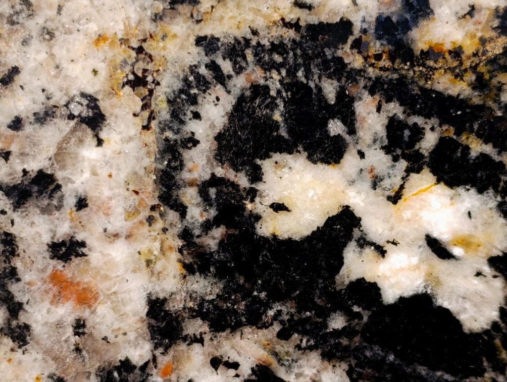 Polished Gneiss Schorl Black Tourmaline Coffee Cup Desk Plate x 1 From Erongo, Namibia
