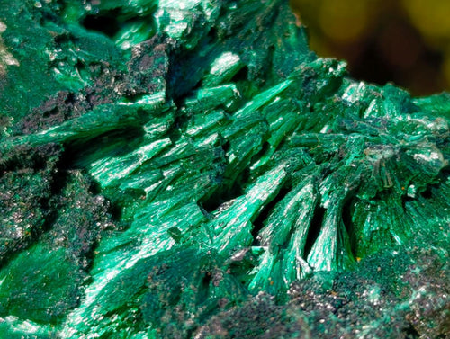 Natural Classic Fibrous Crystalline Silky Malachite Specimen x 1 From Kasompe, Congo