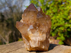 Natural White Phantom Centred Cascading Smokey Citrine Crystal Cluster x 1 From Luena, Congo